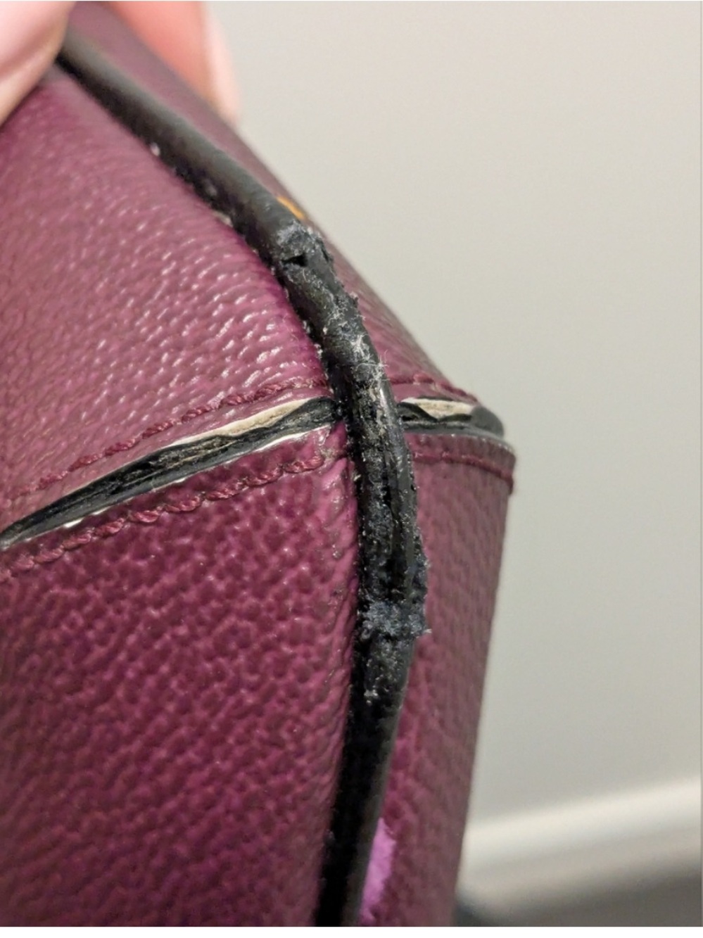 COACH TAYLOR CROSSBODY IN FLORAL PRINT COATED CANVAS Plum Purple - Picture 8 of 10